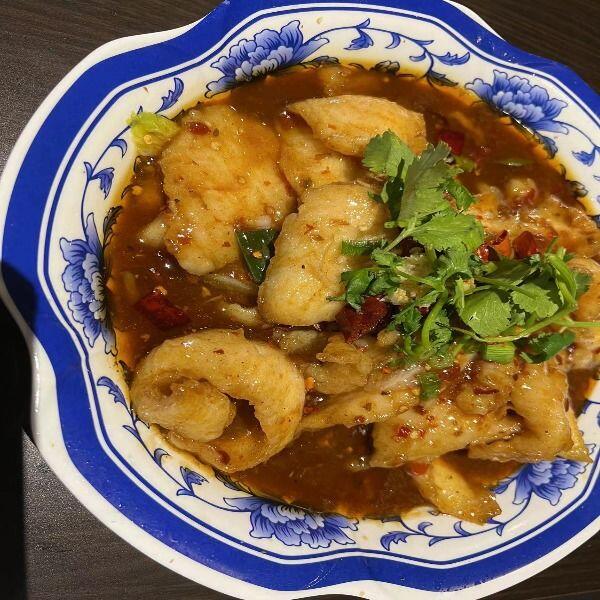229 Fish Filet w.Vegetable in Hot Pepper Oil (Spicy)
