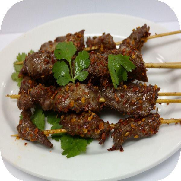 012 Lamb Skewers(6) (Spicy)