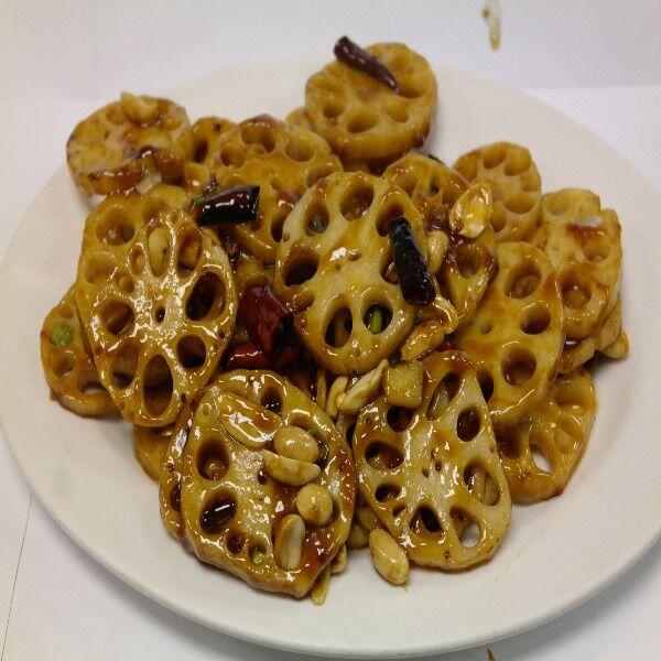 215 Lotus Root & Peanut w.Dried Pepper (Spicy)