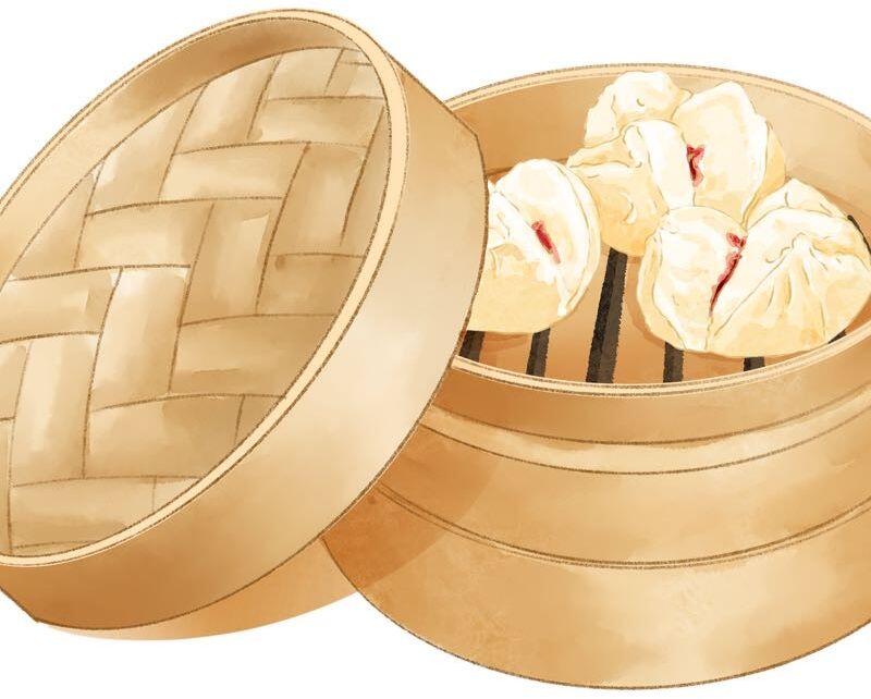 Roast pork buns(3)叉燒包