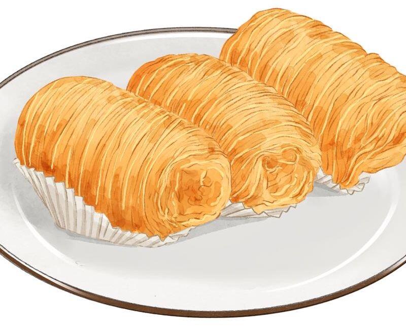 Durian puff pastry (3)榴蓮酥