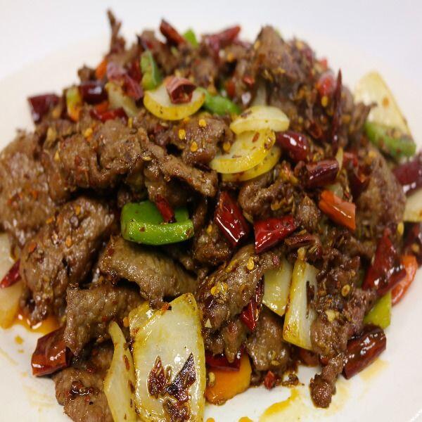 102 Fried Beef with Cumin (Spicy)